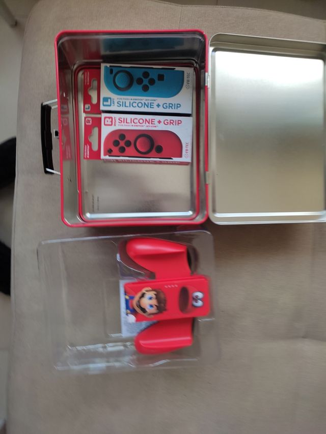 Nintendo switch Caja metálica super Mario Bross