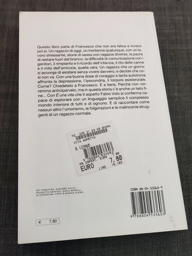 Libro di FABIO VOLO "È una vita che ti aspetto"