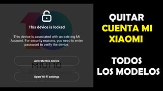 eliminar cuenta xiaomi