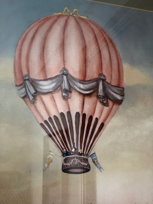 Cuadro globo aerostático ñ