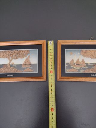 Due quadri, con vetro