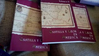 SET LIBROS CASTILLA Y LEÓN EN AMÉRICA I, II Y III