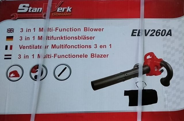 Soplador - Aspirador 3 en 1 Stanwerk EBV260A.