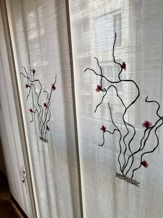 Panel Japonés + colcha + funda almohadas