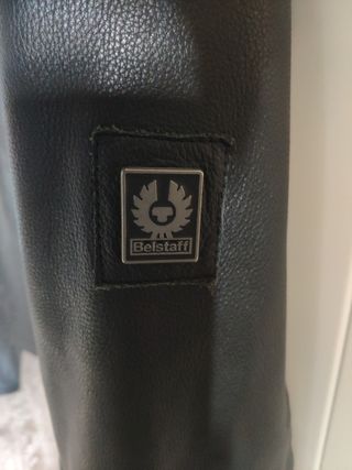 cazadora belstaff cuero