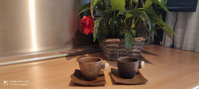 2 tazze in argilla artigianale della Patagonia