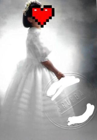 Vestido Primera Comunión con cancán