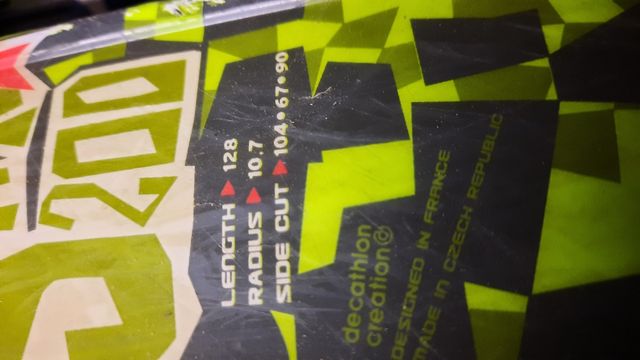 Esquís para niños, infantiles con palos DECATHLON