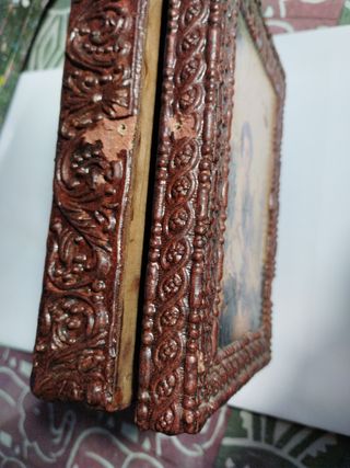 cajita antigua de madera