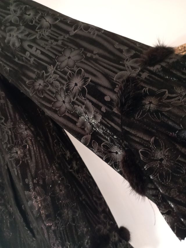 abrigo de cuero napa muy suave