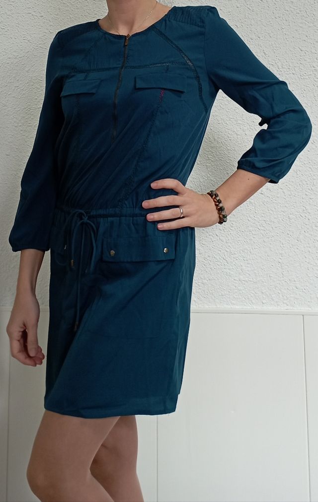 Vestido tuquesa oscuro