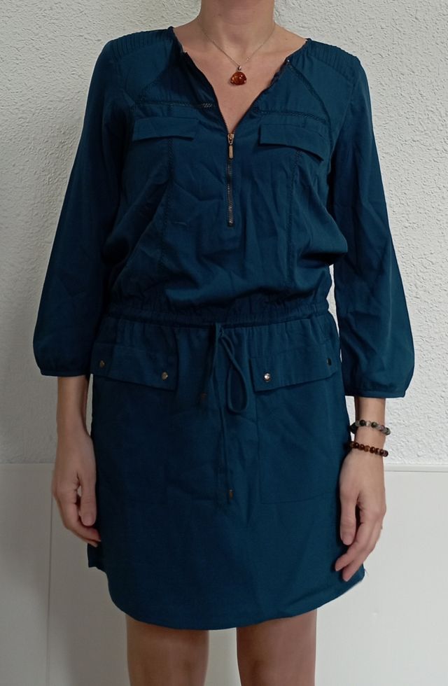 Vestido tuquesa oscuro