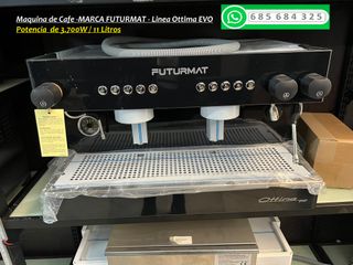 MAQUINA DE CAFE POTENCIADA DE 3.700W COD 447/1797