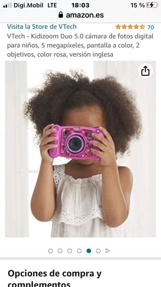 Cámara digital infantil