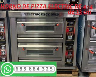 HORNO DE PIZZA 4+4 DE 33CM  ELECTRICO COD 279/1221