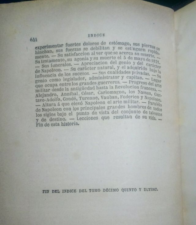 HISTORIA DEL CONSULADO Y DEL IMPERIO. THIERS. 1888
