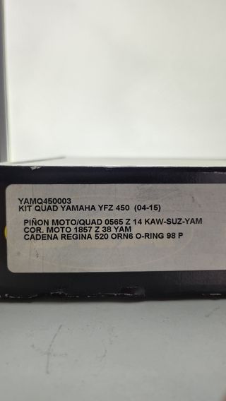 Kit transmisión Yamaha YFZ 450