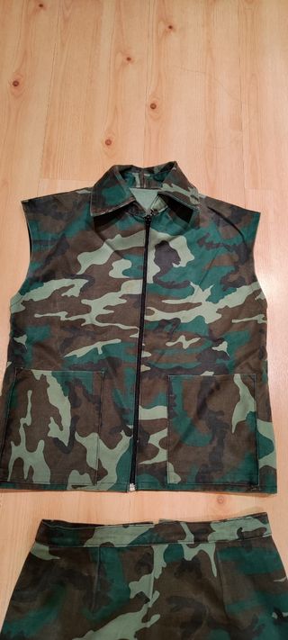 Disfraz chica militar S-M