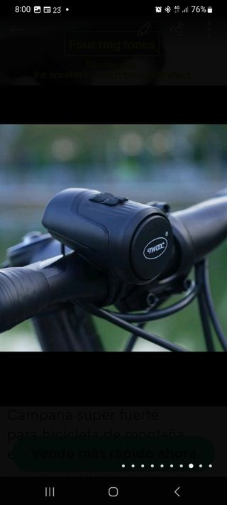 ACCESORIOS PARA BICICLETA, NUEVOS 