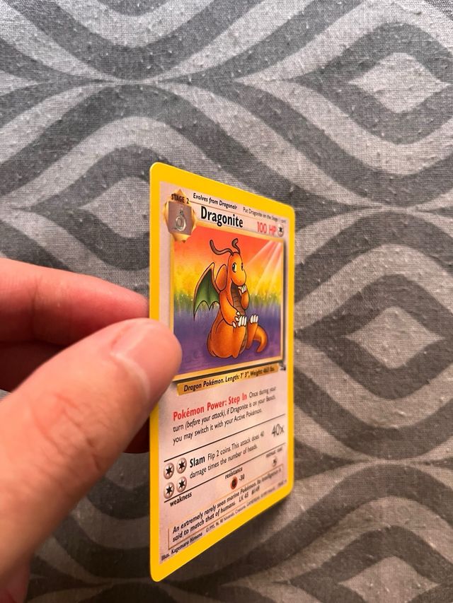 Carta Dragonite Fossil