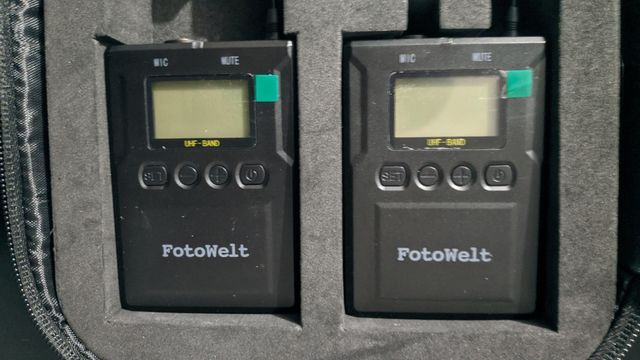 Micrófono inalambrico Fotowelt 