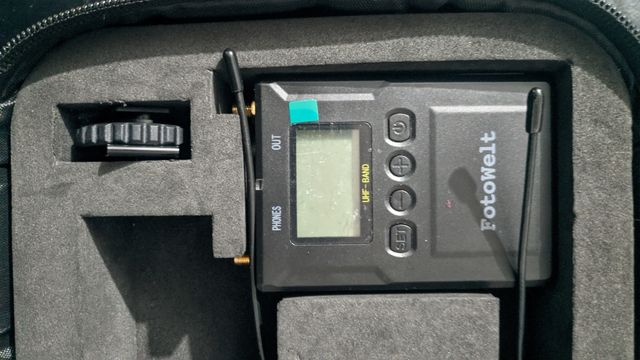 Micrófono inalambrico Fotowelt 