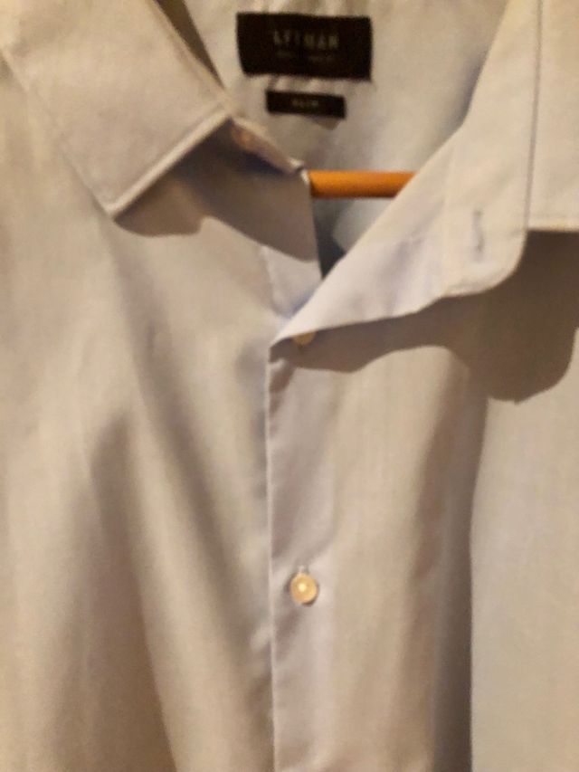 Camisa celeste hombre