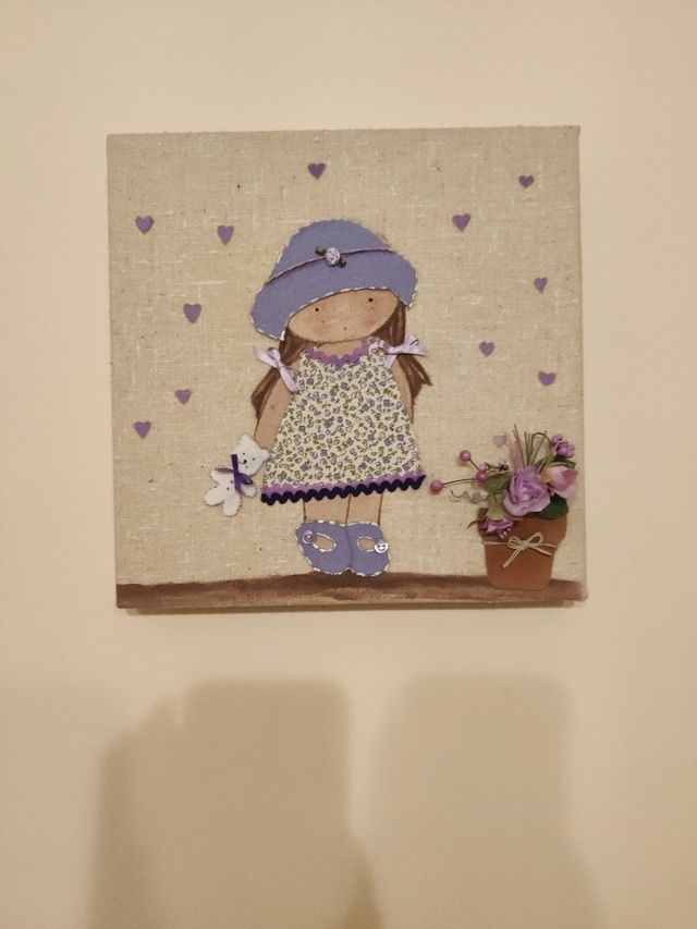 Cuadro infantil de niñas