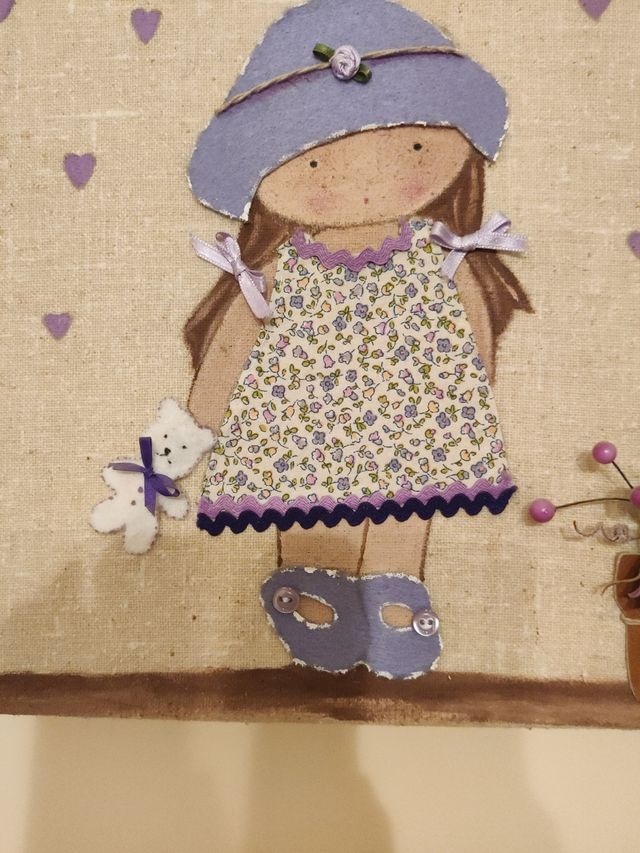 Cuadro infantil de niñas