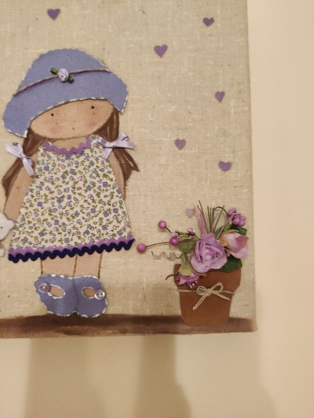 Cuadro infantil de niñas