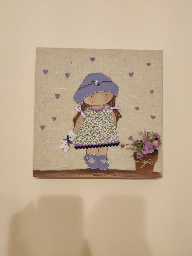 Cuadro infantil de niñas