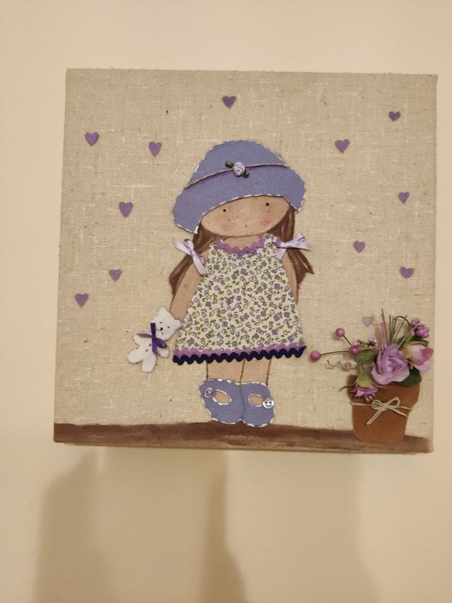 Cuadro infantil de niñas