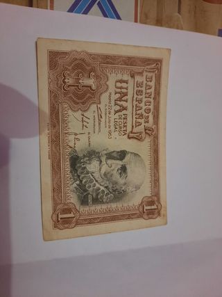 BILLETE 1 PESETA 1953