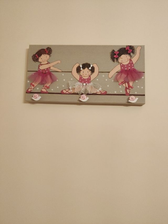 Cuadro de niñas ballet
