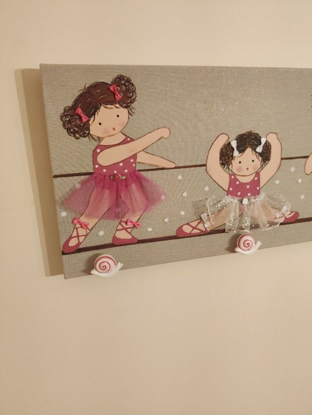 Cuadro de niñas ballet