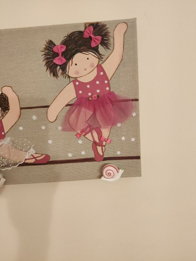 Cuadro de niñas ballet