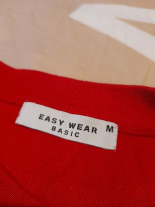 Jersey básico rojo