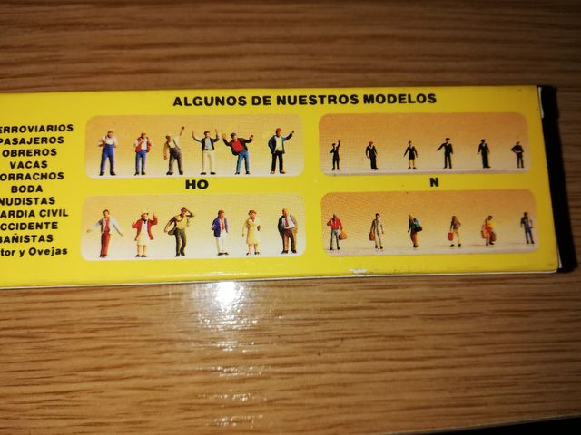 figuras metalicas  escala HO