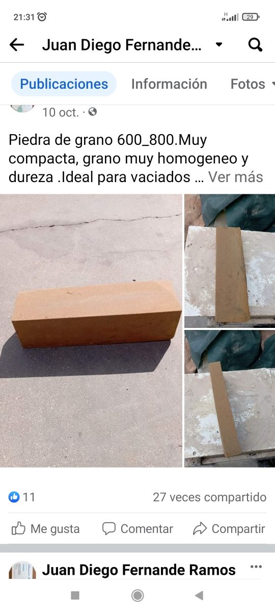 Piedra de afilar