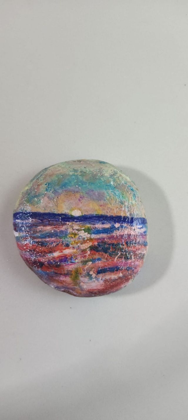 Piedras pintadas a mano