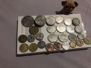 Monedas de pesetas antiguas 