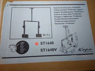 Soporte TV monitor pantalla a techo