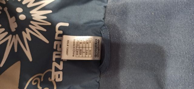 Mono de esquiar para bebe