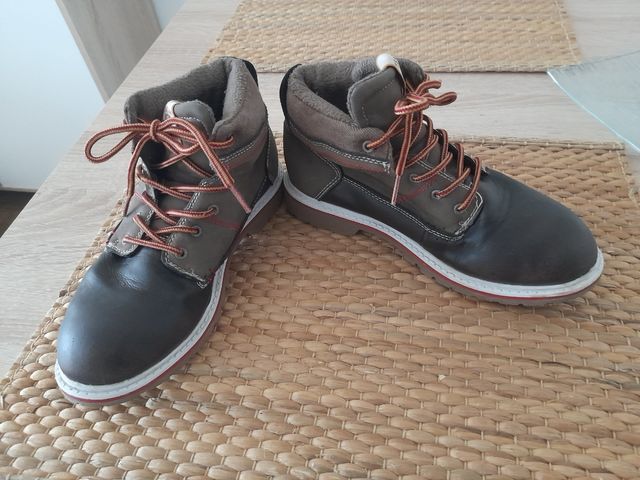 Botas invierno tipo niño marrones n°35