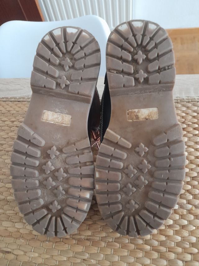 Botas invierno tipo niño marrones n°35