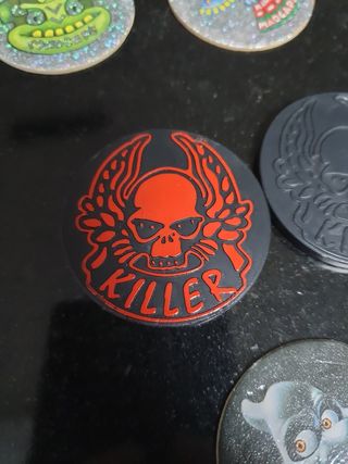 tazos, killer, madcups, casper y pokemos