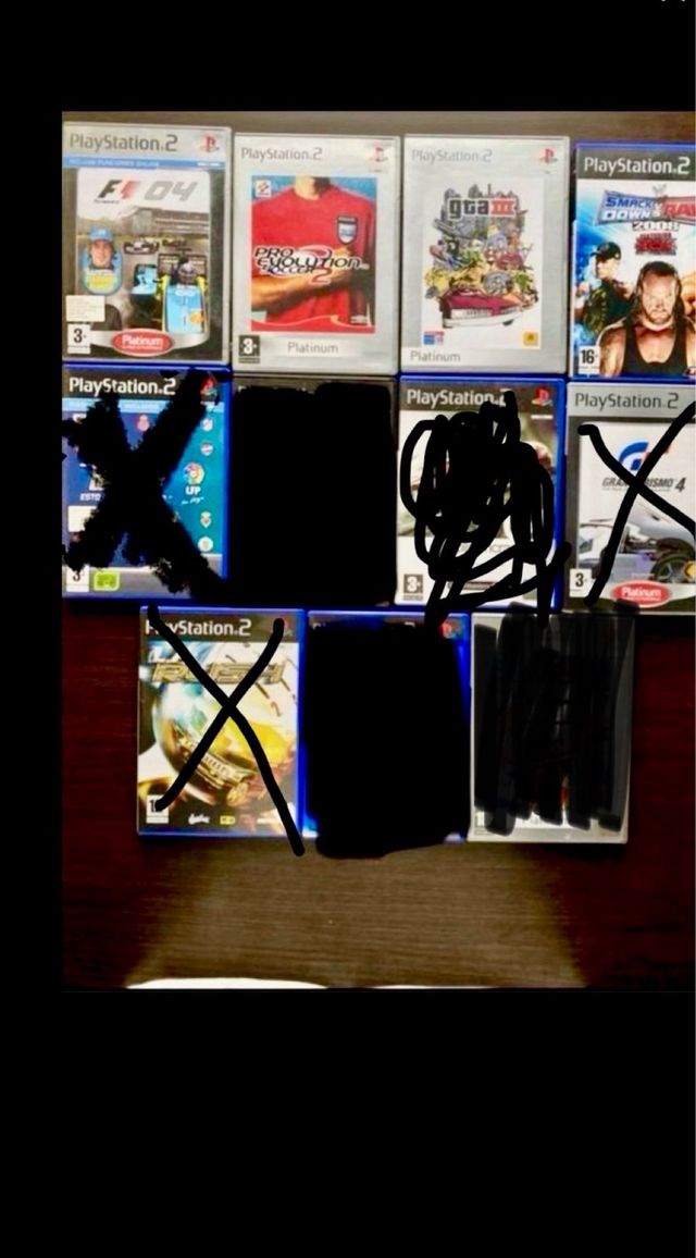 5€/ unidad juegos PlayStation 2 ........