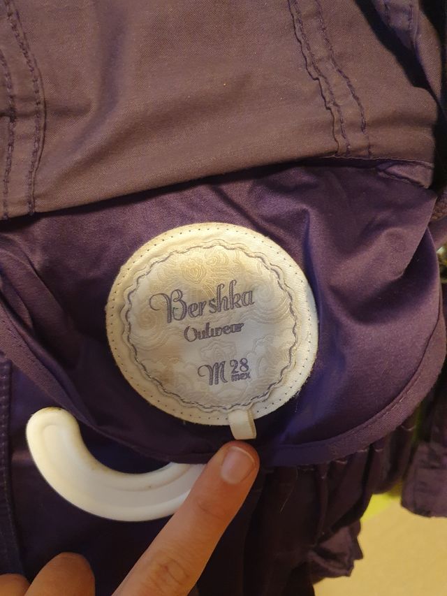 Parca lila Bershka T38