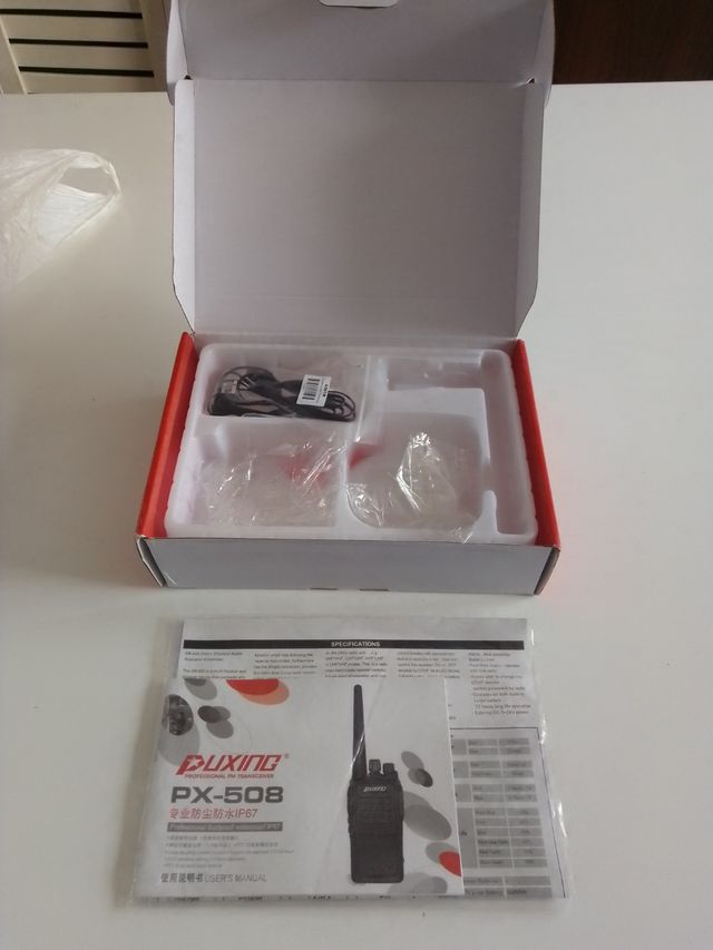 WALKY TALKY PUXING PX-508 CON EXTRAS