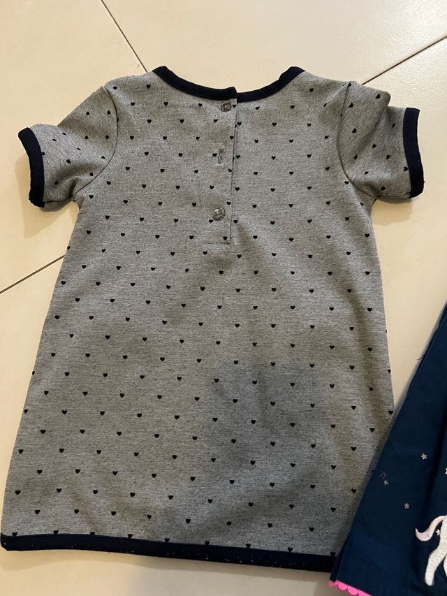 Lote vestidos algodon talla 12-18 meses